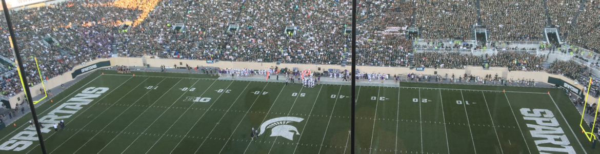 A few of Spartan Stadium from the press box.