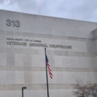 Veterans Memorial Courtroom, front of the building