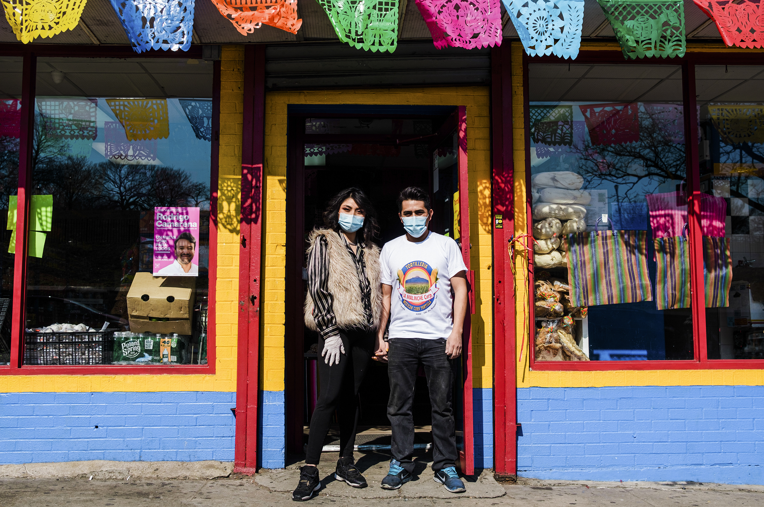 Ilsel Garcia and Jesus Delgada secured the storefront for their Tortilleria La Malinche last summer, and opened in February.