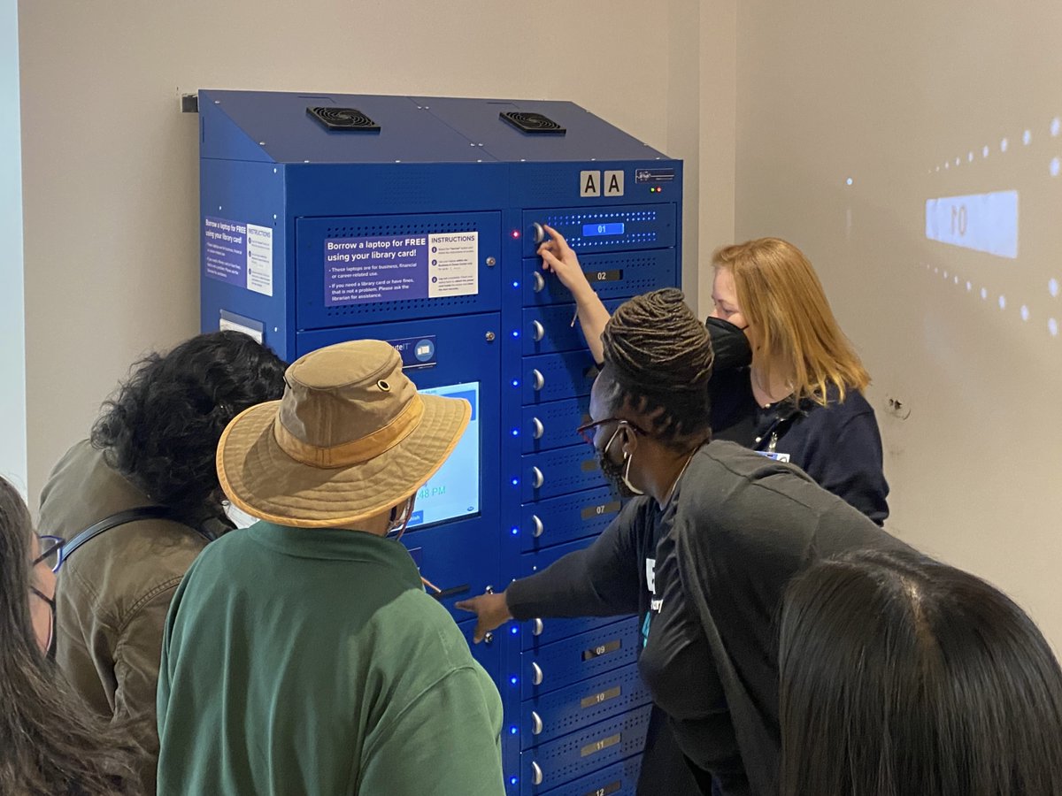 Brooklyn Public Library Business Center laptop lending 