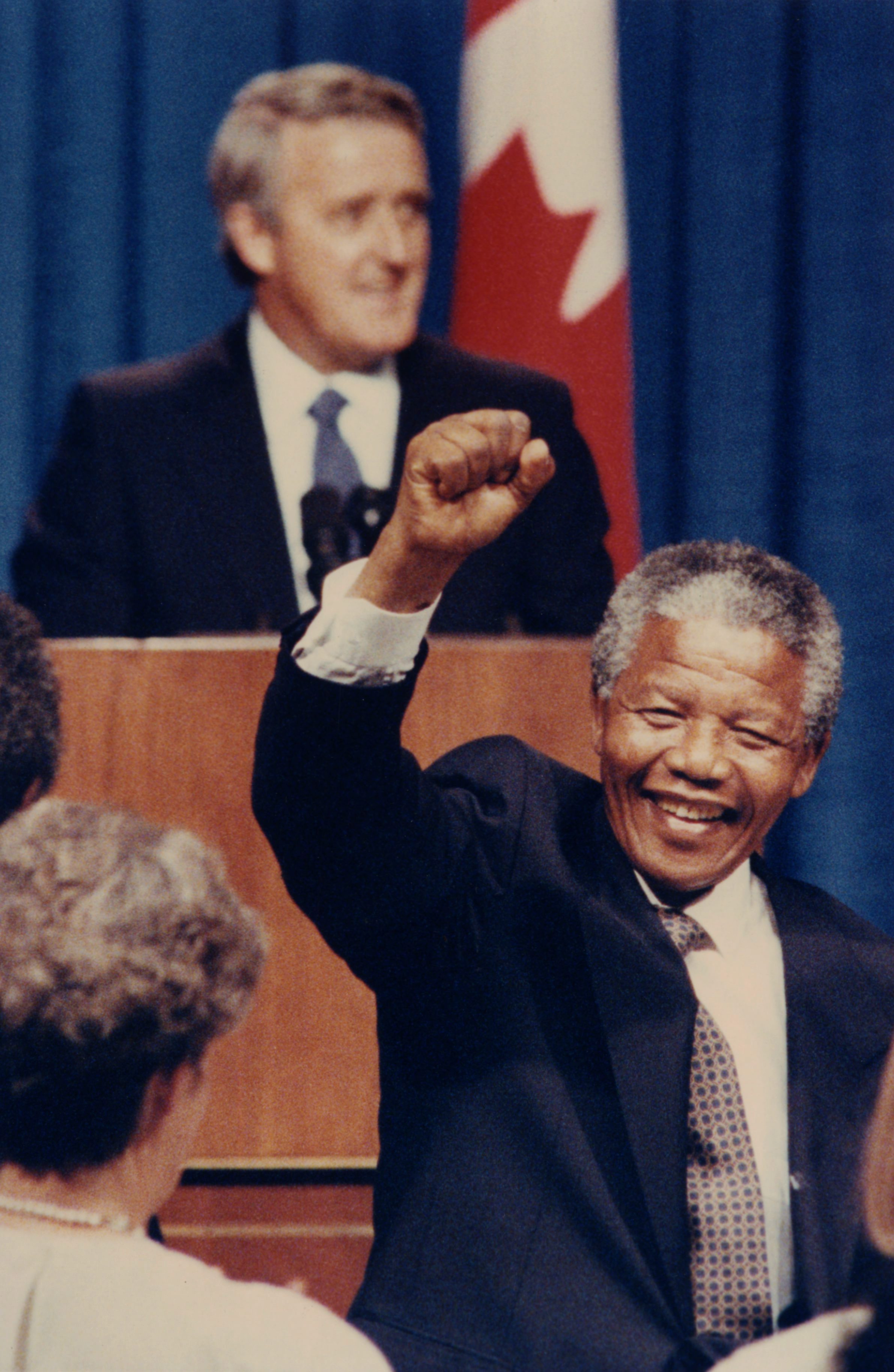 Mulroney and Mandela