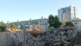Разрушенный взрывами дом в г. Белгород, Россия. 3 июля 2022 г.