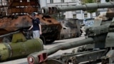 Выставка российской военной техники, уничтоженной ВСУ. Киев, 29 июня 2022