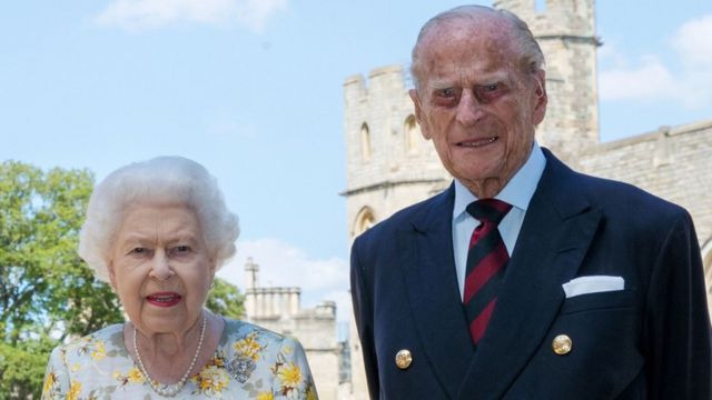 The Queen and Prince Philip in 2020