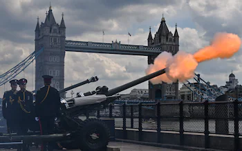 Gun salutes occur on the following royal anniversaries such as during the Queen's platinum jubilee celebrations