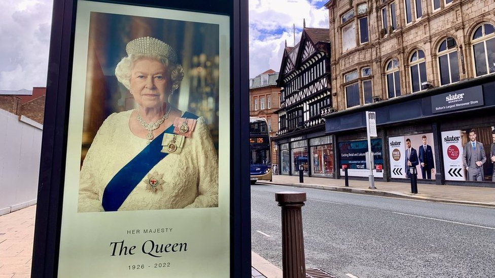 The Queen is remembered in Bolton