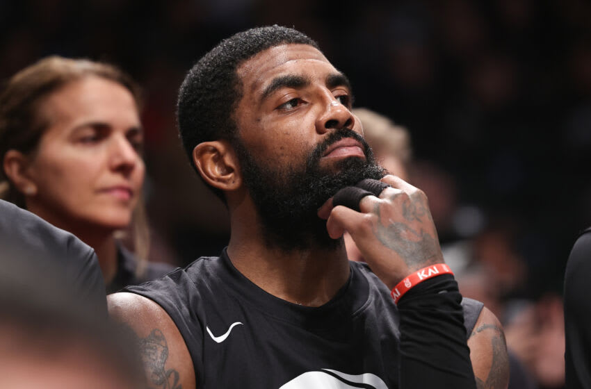 Kyrie Irving, Nets (Photo by Dustin Satloff/Getty Images)