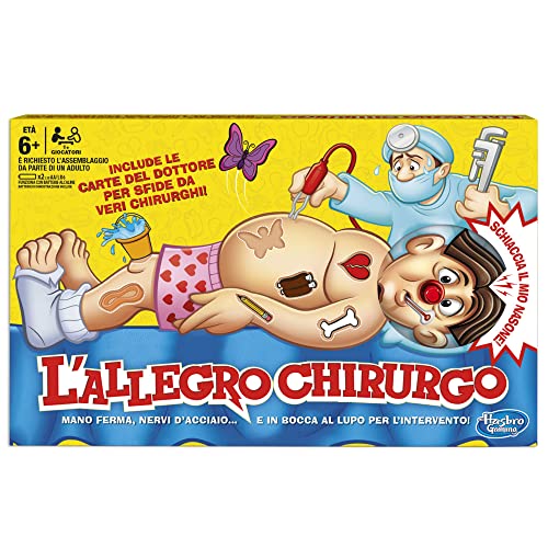 Hasbro Gaming L'Allegro Chirurgo, Gioco in Scatola, Multicol...