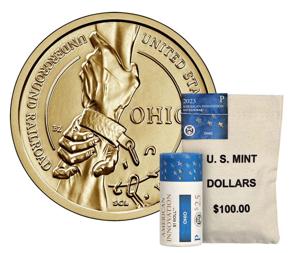 American Innovation $1 Coin 2023 Rolls and Bags – Ohio