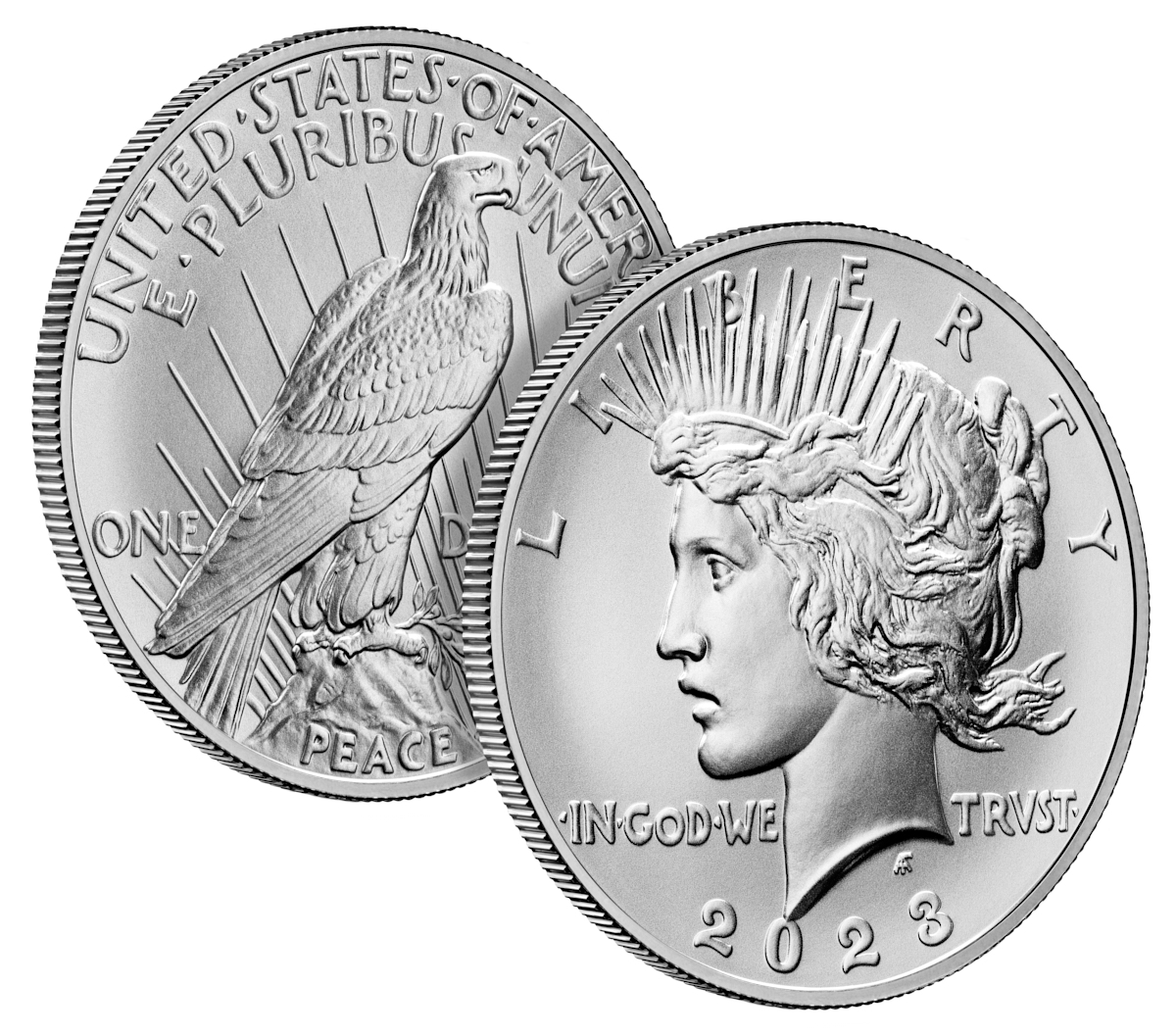 Peace Silver Dollar Uncirculated Coin