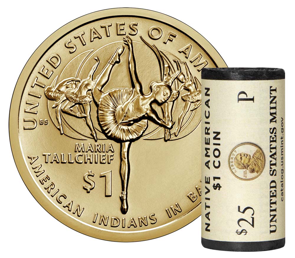 Native American $1 Coin 25-Coin Roll Subscription