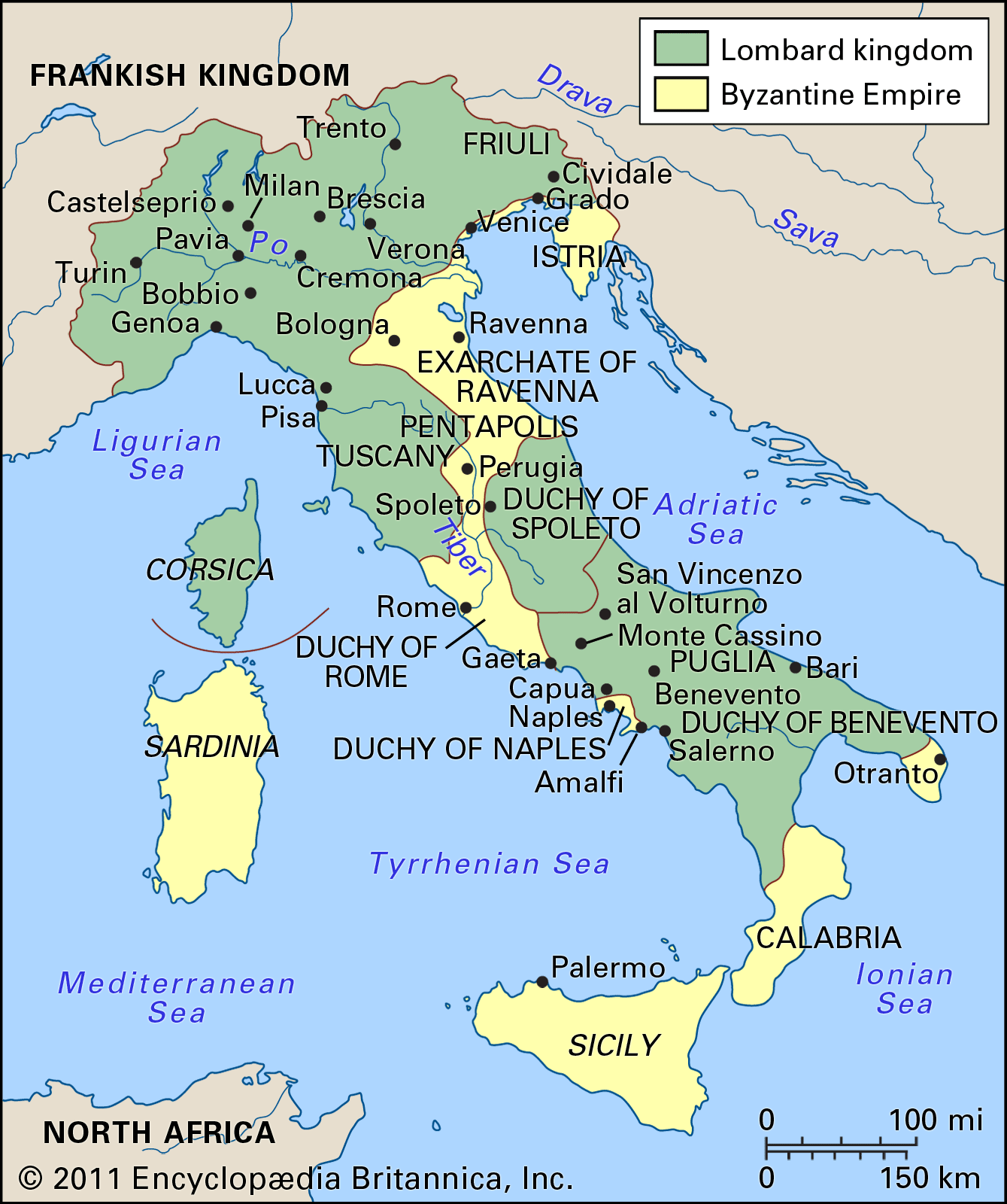 Italy, 700 ce