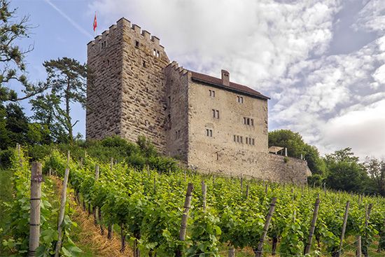 Habsburg castle, Aargau canton, Switzerland