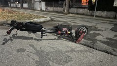 Кола счупи крак на мъж с електрическа тротинетка в Благоевград