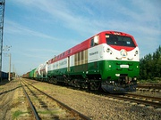ТЭ33А-0113 в корпоративной окраске Таджикской железной дороги