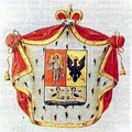 El escudo de armas de la familia Obolenski-Repnín se compone de los emblemas de Kiev y Chernígov.