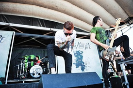 Memphis May Fire на фестивале Warped Tour 2012