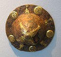 Lombard shield boss northern Italy, seventh century, Metropolitan Museum of Art