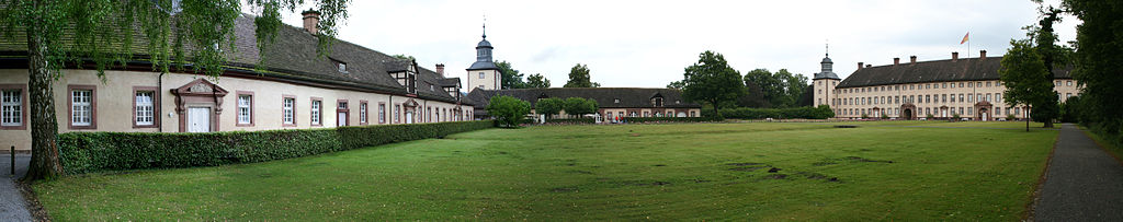 Courtyard of Corvey Abbey