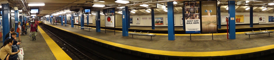  Panoramic view of the 33rd Street station