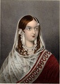 A portraiture of Zeenat Mahal