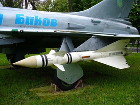 Р-8 под крылом Су-15ТМ, Музей ВВС ВС Украины в г.Винница, 2008.