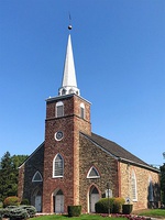 Old Stone Church, listed on the National Register of Historic Places