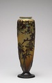 Acid-etched vase by Emile Gallé (twentieth century)