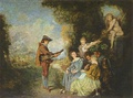 Jean-Antoine Watteau, Lección de amor