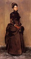 Elizabeth Boott (1887), oil on canvas, Cincinnati Art Museum. Mrs. Duveneck wearing her wedding dress.