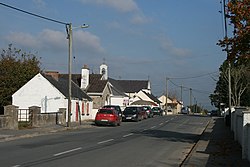 Gortnahoe's main street, the R689