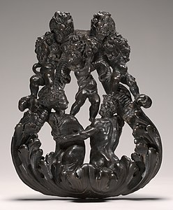 Door Knocker with Nereid, Triton, and Putti, c. 1550, National Gallery of Art