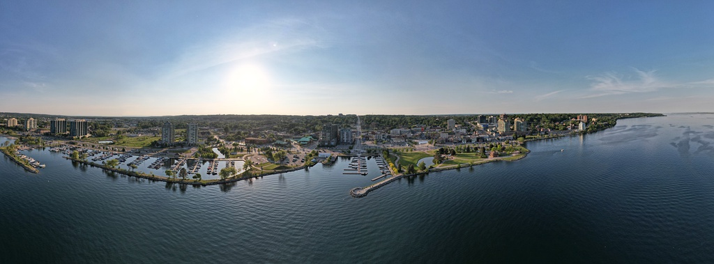  360° panorama of the Barrie Waterfront