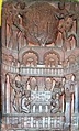 Ashoka's Mahabodhi Temple and Diamond throne in Bodh Gaya, built circa 250 BCE. Bharhut frieze