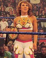 Mickie James  five time winner of WWE Women's Championship