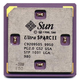 Микропроцессор UltraSPARC II компании Sun Microsystems