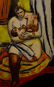 Max Beckmann. Mother and child, 1936.