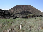 Holocene cinder cone volcano on Utah State Route 18 near Veyo