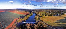 Photograph of the Werribee River in Spring 2017