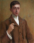 Маргарет «Мэдж» Фрери Миллер (1895) и Луис Монтант «Монти» Миллер (1897)на портретах Натаниэля Хьюза Джона Бэрда 