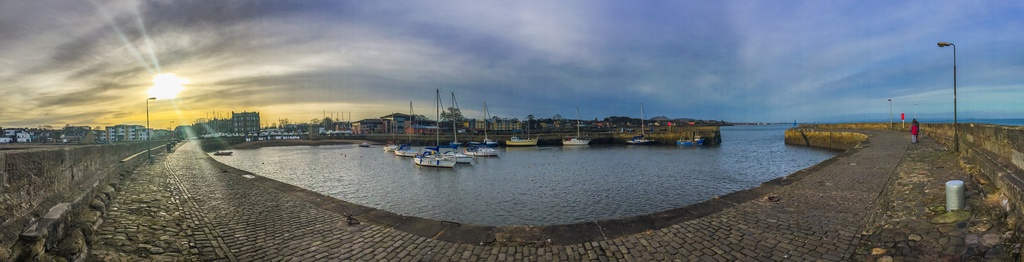  Panorama of Fisherrow Harbour