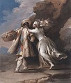 Арлекин — крестьянин, картина Д. Д. Ферретти (XVIII в.)