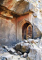 Hadsar fort- Monolithic Stone carved gate