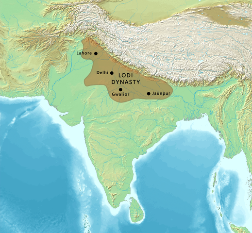  Sikandar Lodi finished the conquest of the Jaunpur Sultanate (Sharqis dynasty) in 1479.