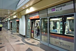 Second-generation platform doors at Woodleigh station on the North East line