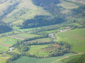 Landscape near the town