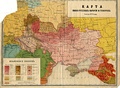 1871 год. Карта южно-русских наречий и говоров