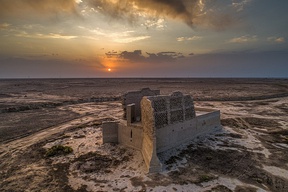 Asbad (windmills) in Sistan, Iran[1]