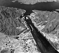 Parker Dam in the 1940s