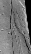 Cyane Fossae in the Diacria quadrangle, as seen by HiRISE.